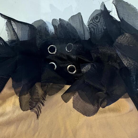 Weissman Girls Sequined Satin Petal Halter Dance Costume M - Picture 6 of 7